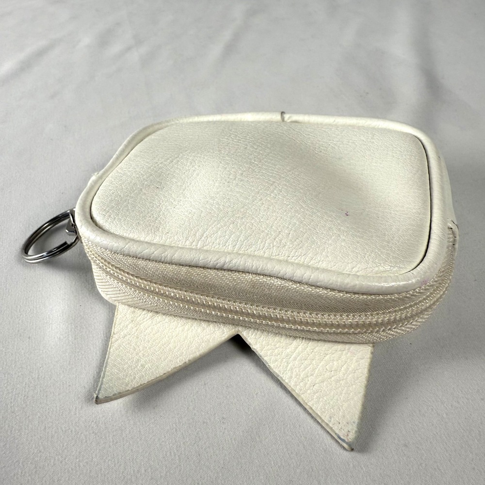 Sleeping Kawaii Llama coin purse - white leatherette - blue Pink - Picture 10 of 12